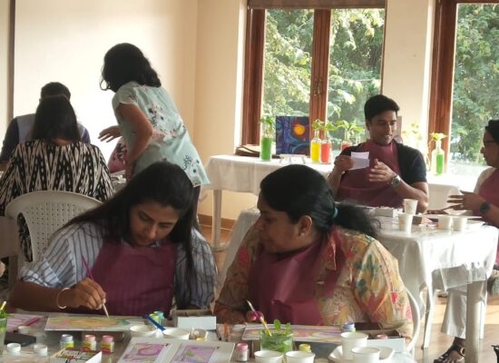 Sip n Paint with Meg Vaidy, in Chennai, 2024