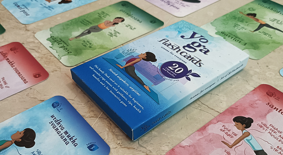 Yoga Flash cards (Available for sale)