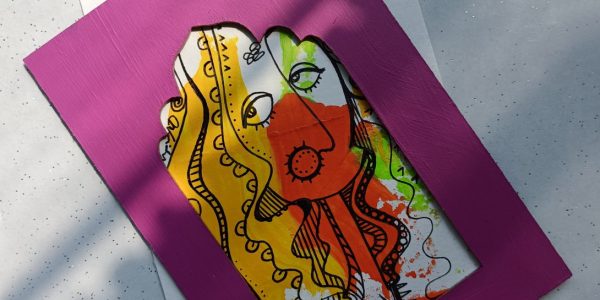 Framed artwork - 6 x 8 inches (sold)