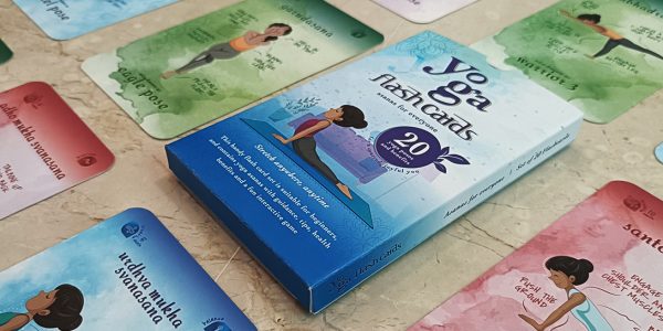 yoga flash cards, set of 20 asanas for a healthy you!